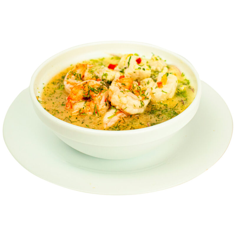 Ceviche de Camarón-Pescado